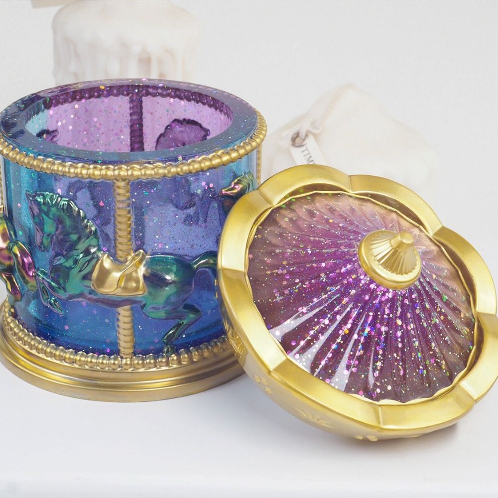 Candle Making Jars With Lids - Cute Style with Lids Carousel Storage