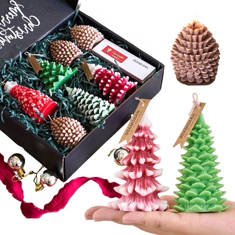 Xmas Candle Making - DIY Christmas Tree Silicone Candle Mold