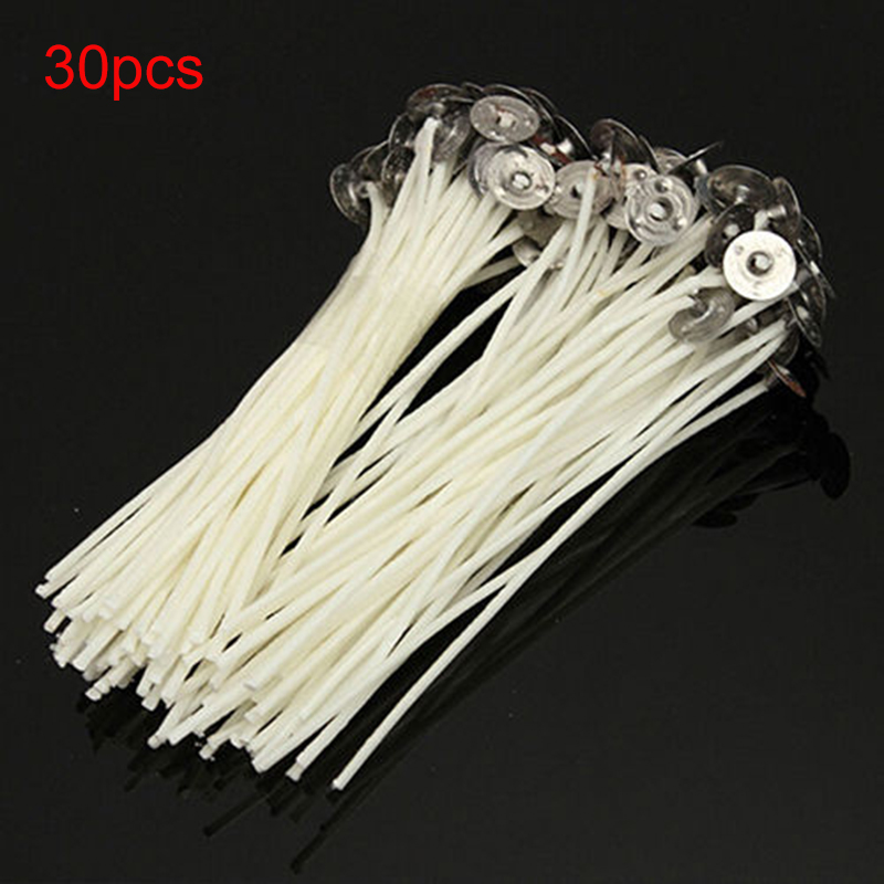 Candle Making Wicks - 30pcs Candle Wicks Cotton Core Smokeless