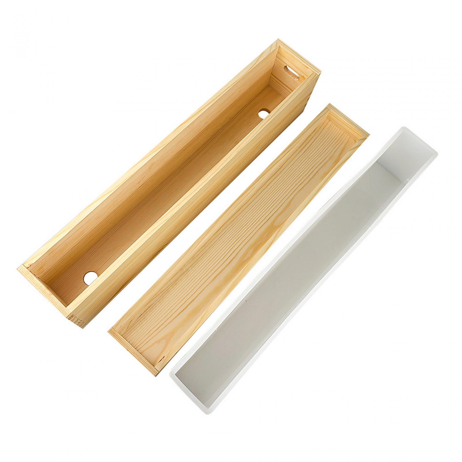 Silicone Soap Mold with Wooden - огляд і ціна Candle Making Homewood
