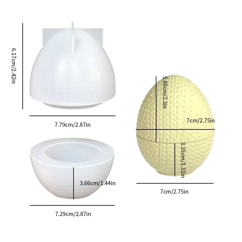 ZDQ03 DIY Knitting Yarn Egg Sh - огляд і ціна Candle Making Yarn
