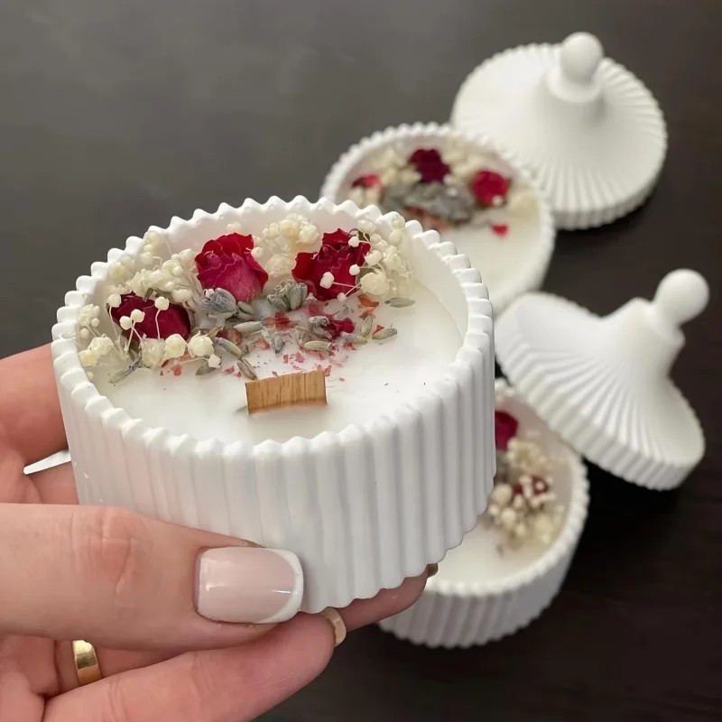2026 latest models 2pcs silico - огляд і ціна Candle Making Jars With Lids