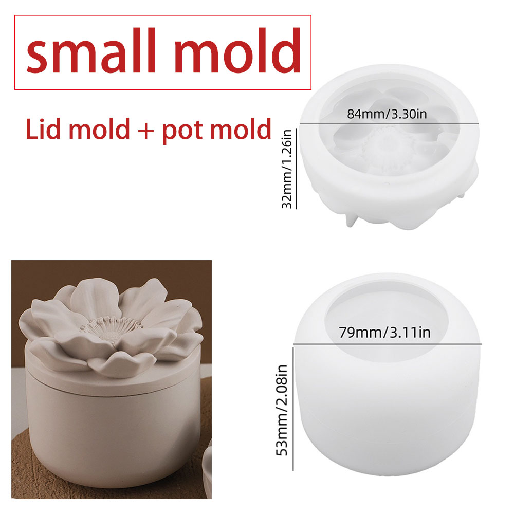 Sunflower Storage Box Silicone - огляд і ціна Candle Making Jars With Lids