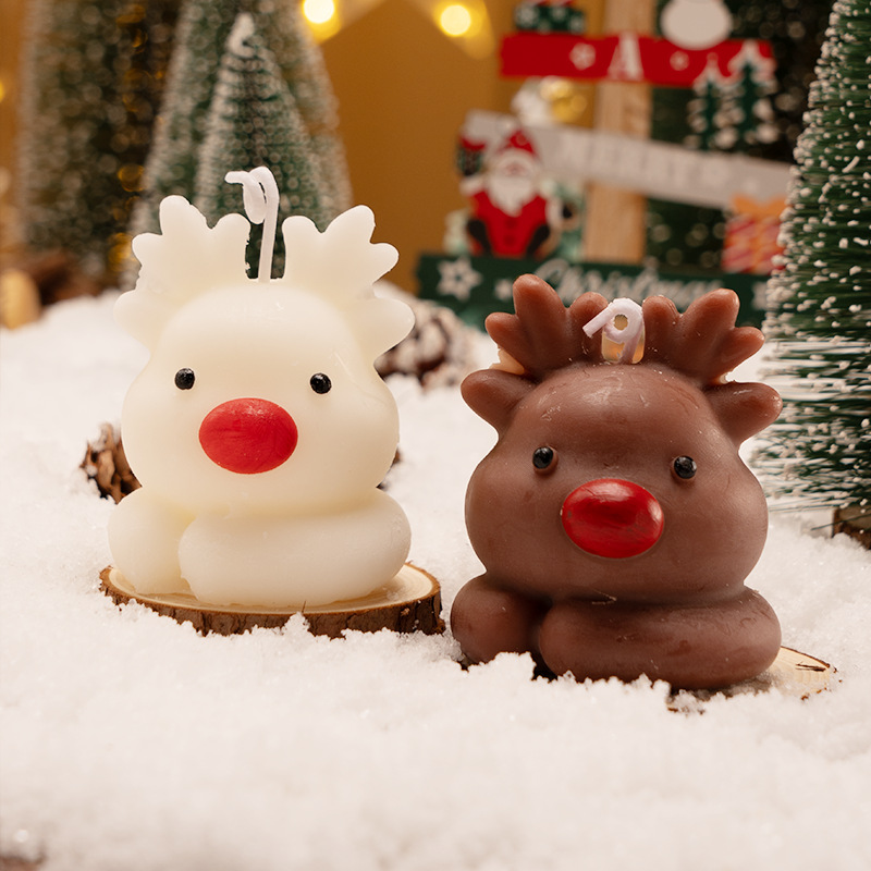 3D Christmas Deer Candle Makin - огляд і ціна Xmas Candle Making