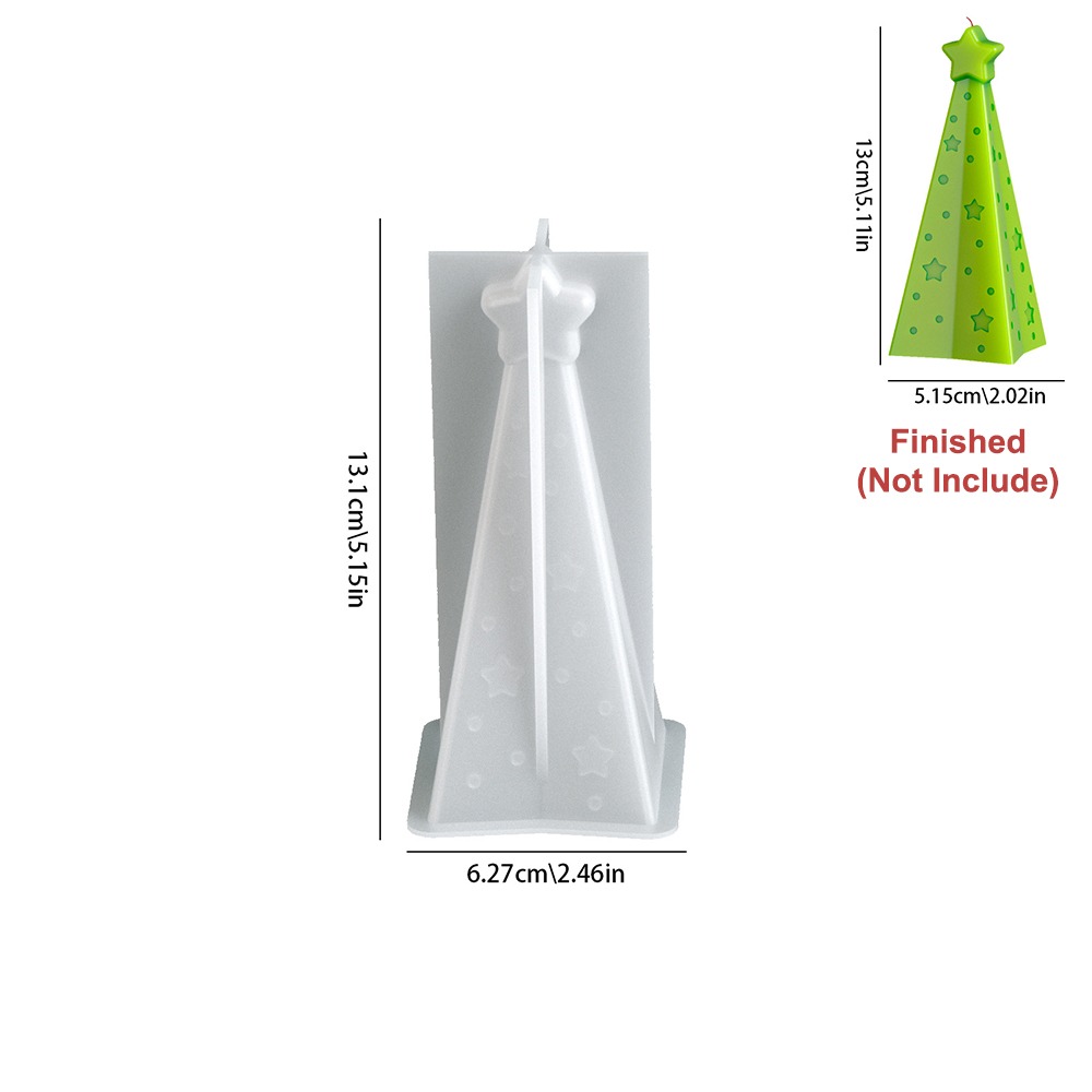 Silicone Christmas Cone Candle - огляд і ціна Candle Making Kit Xmas