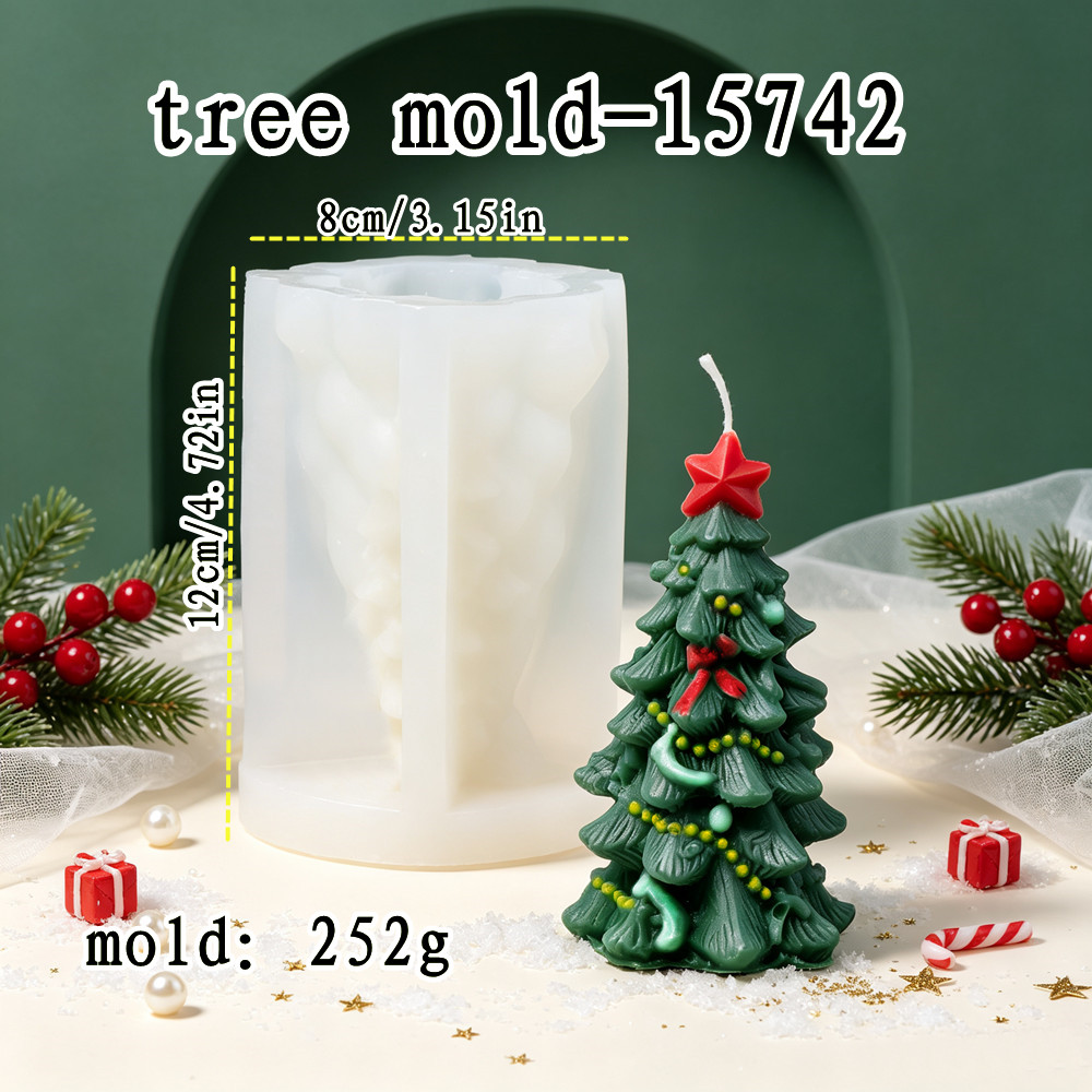 Star Top Christmas Tree Silico - огляд і ціна Xmas Candle Making