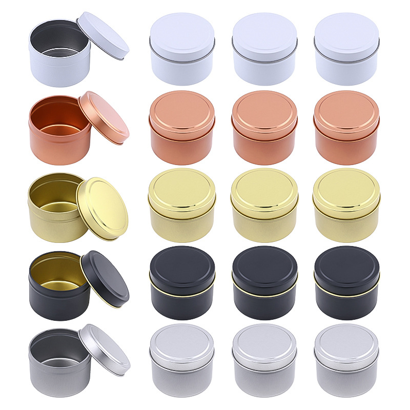 Round Aluminum Candle Tins wit - огляд і ціна Candle Making Jars With Lids