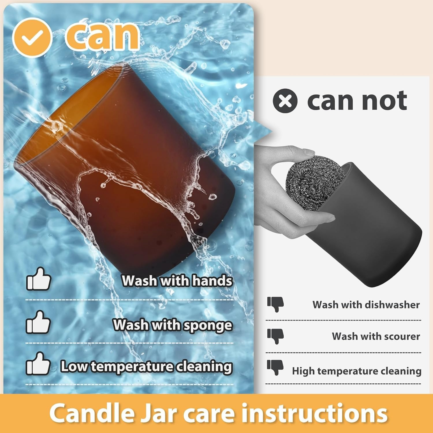 Thick Candle Jars for Making C - огляд і ціна Candle Making Jars With Lids