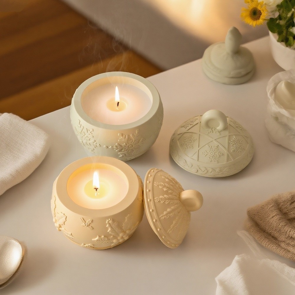 New Silicone Candle Jar Mold 3 - огляд і ціна Candle Making Jars With Lids