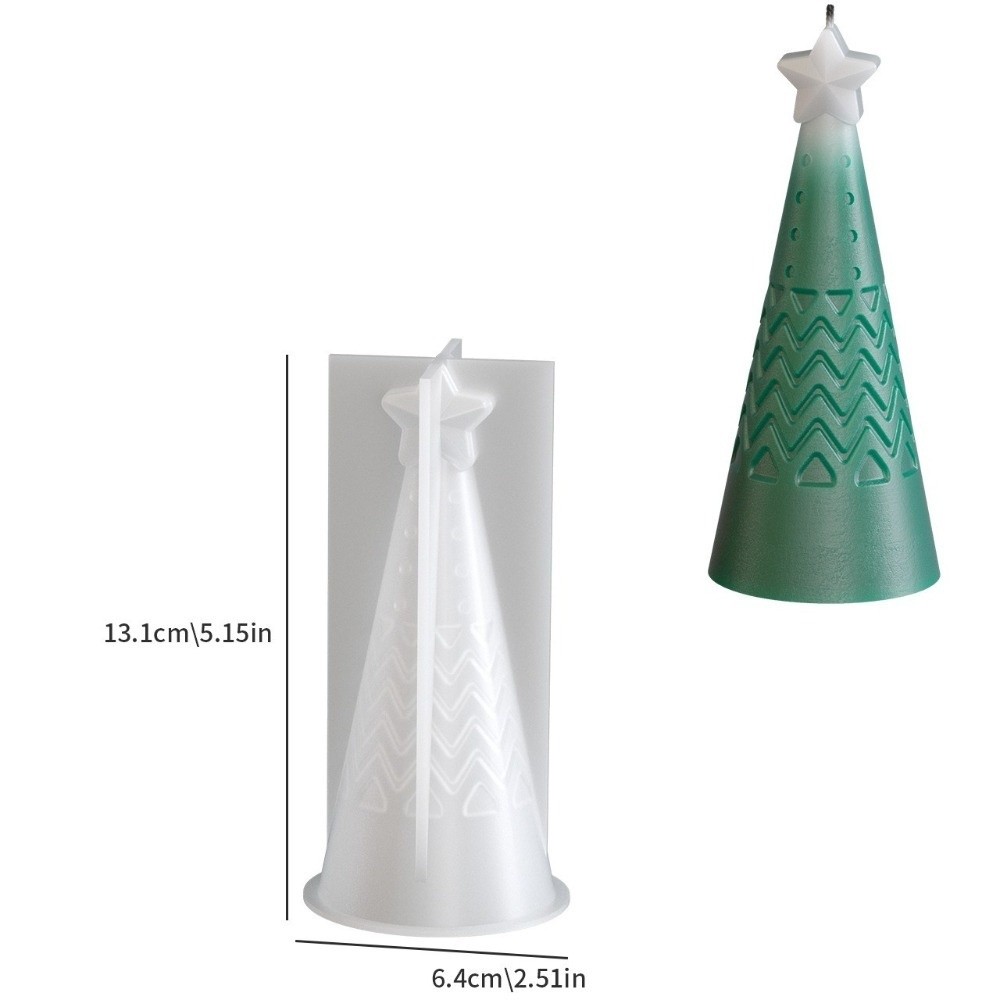 New Silicone Christmas Cone Ca - огляд і ціна Candle Making Kit Xmas