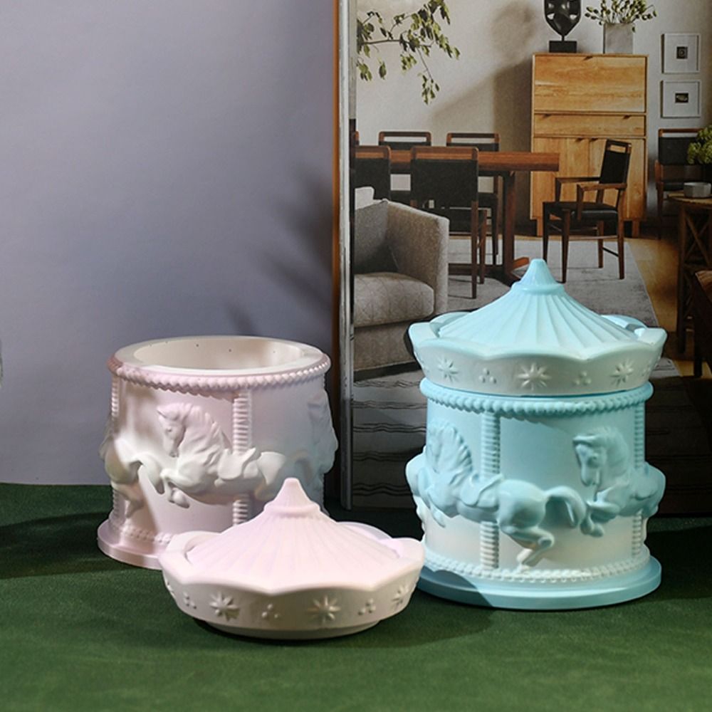 Cute Style with Lids Carousel  - огляд і ціна Candle Making Jars With Lids