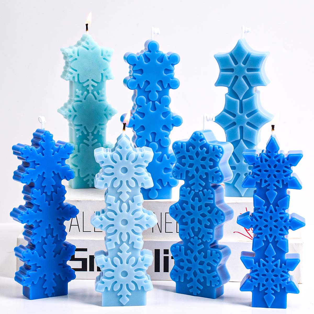 Christmas Snowflake Candle Mol - огляд і ціна Xmas Candle Making