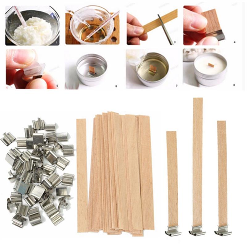Top quality 100sets Wood Candl - огляд і ціна Candle Making Homewood