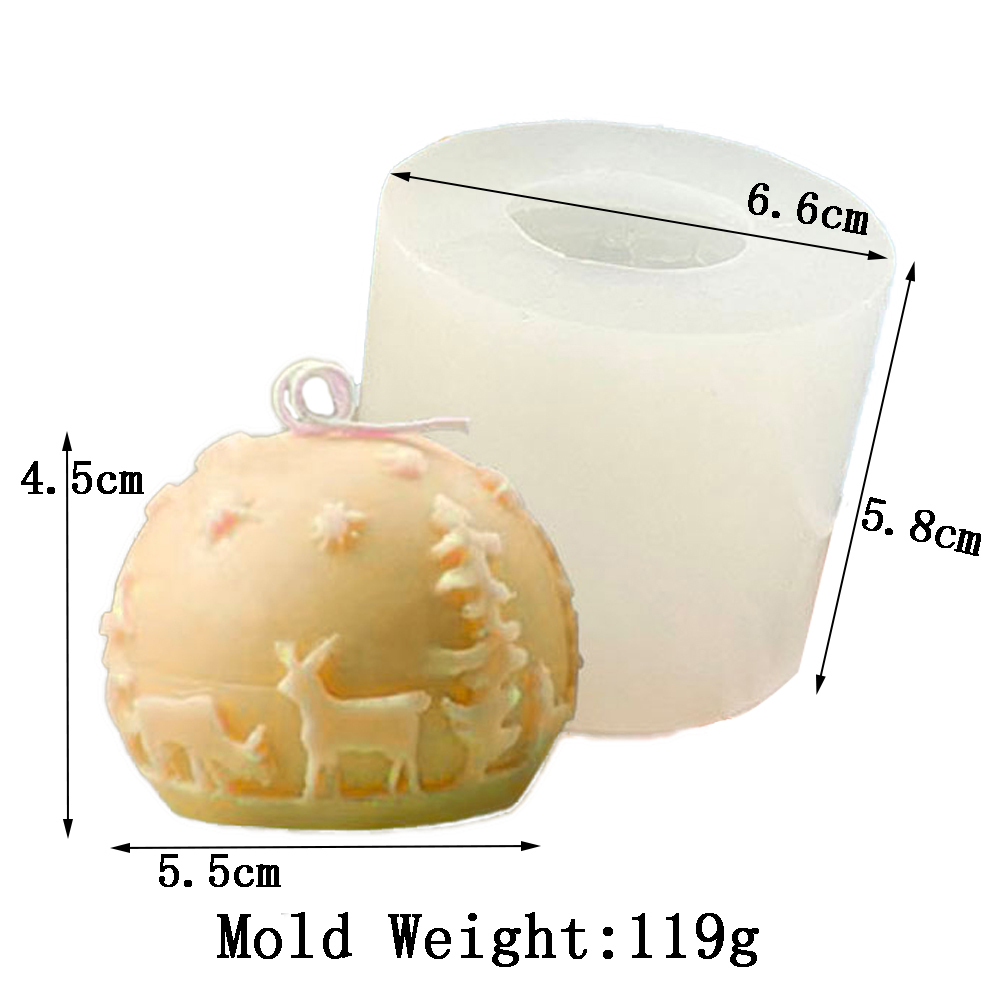 Christmas Candle Making Mold E - огляд і ціна Xmas Candle Making