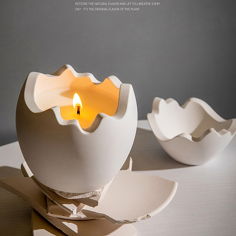 1Set Egg Shape Silicone Mold w - огляд і ціна Candle Making Jars With Lids