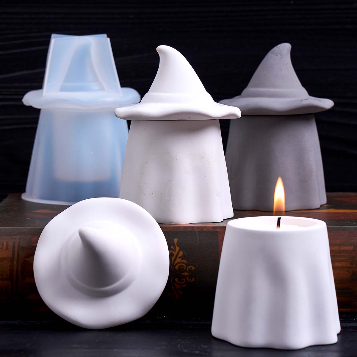 Ghost Wizard Candle Jar Silico - огляд і ціна Candle Making Jars With Lids