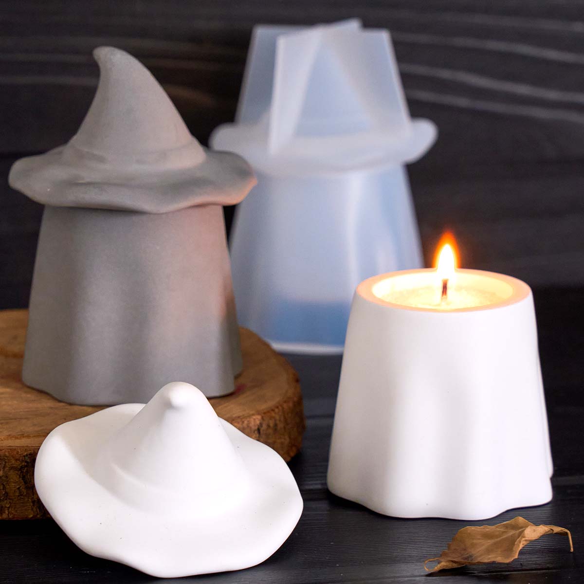 Ghost Wizard Candle Jar Silico - огляд і ціна Candle Making Jars With Lids
