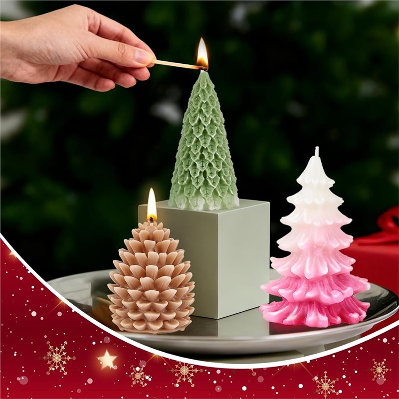 Christmas Silicone Molds Chris - огляд і ціна Xmas Candle Making
