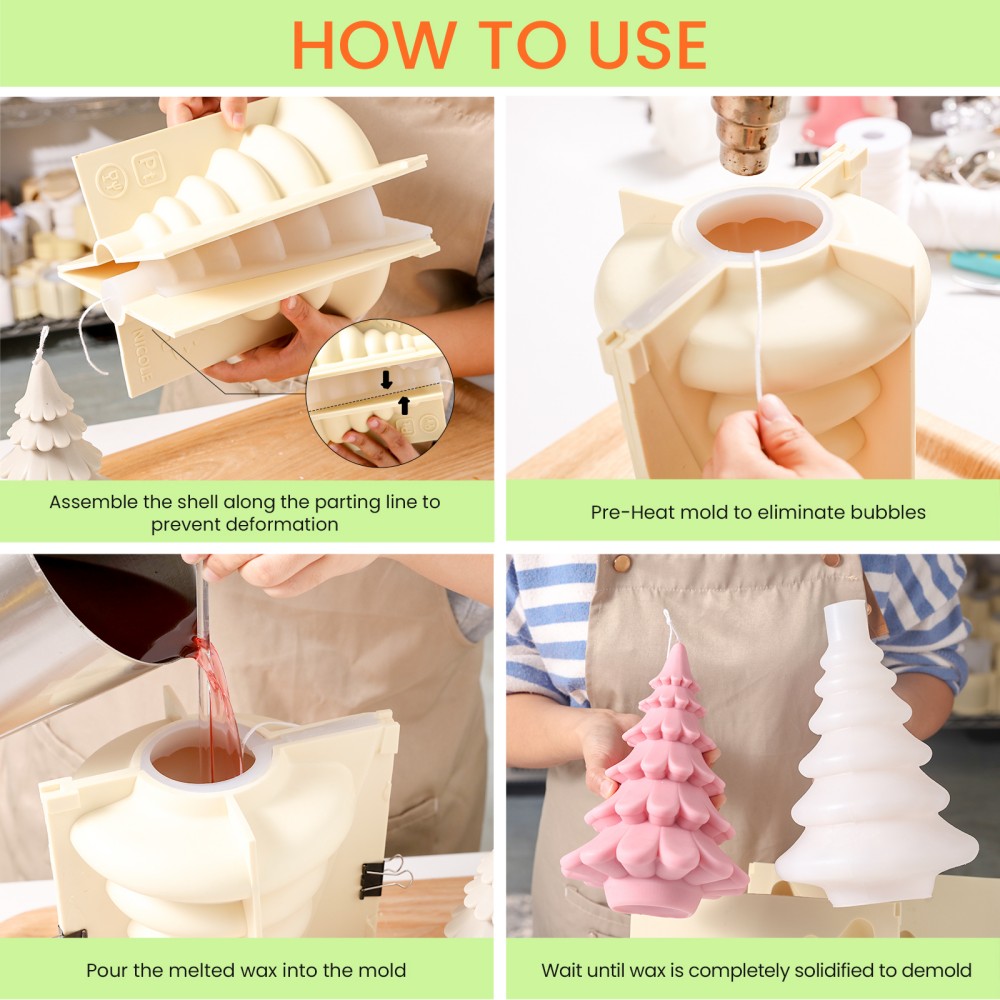 Boowan Nicole Christmas Tree S - огляд і ціна Xmas Candle Making