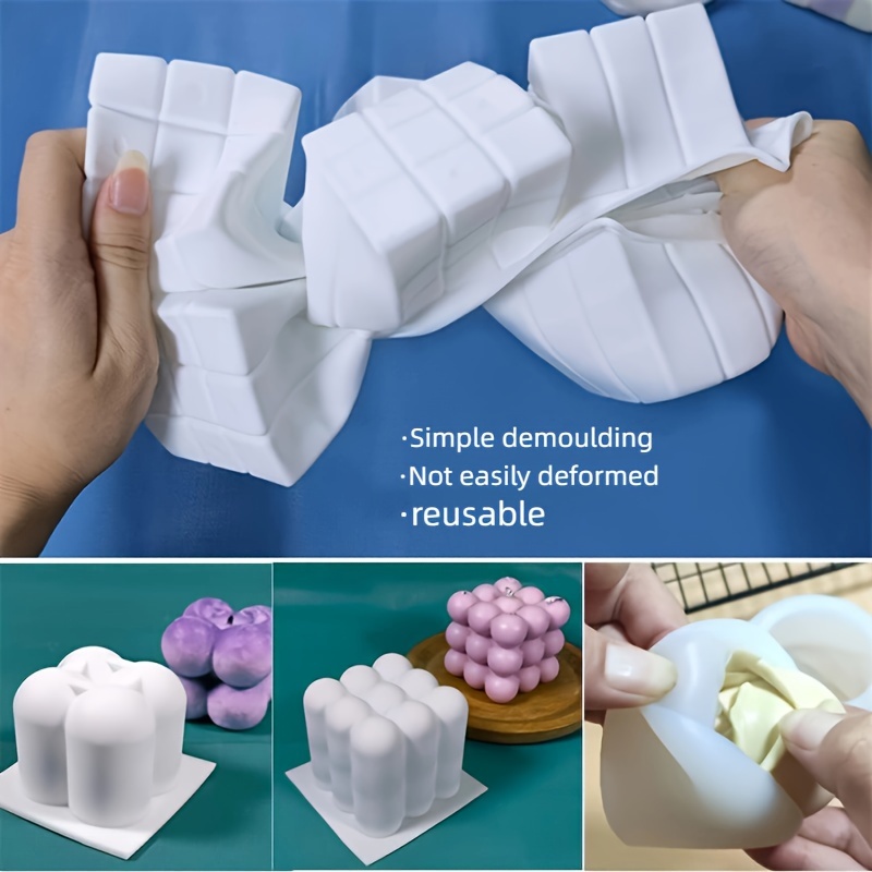 6pcs silicone candle mold set  - огляд і ціна Candle Making Yarn