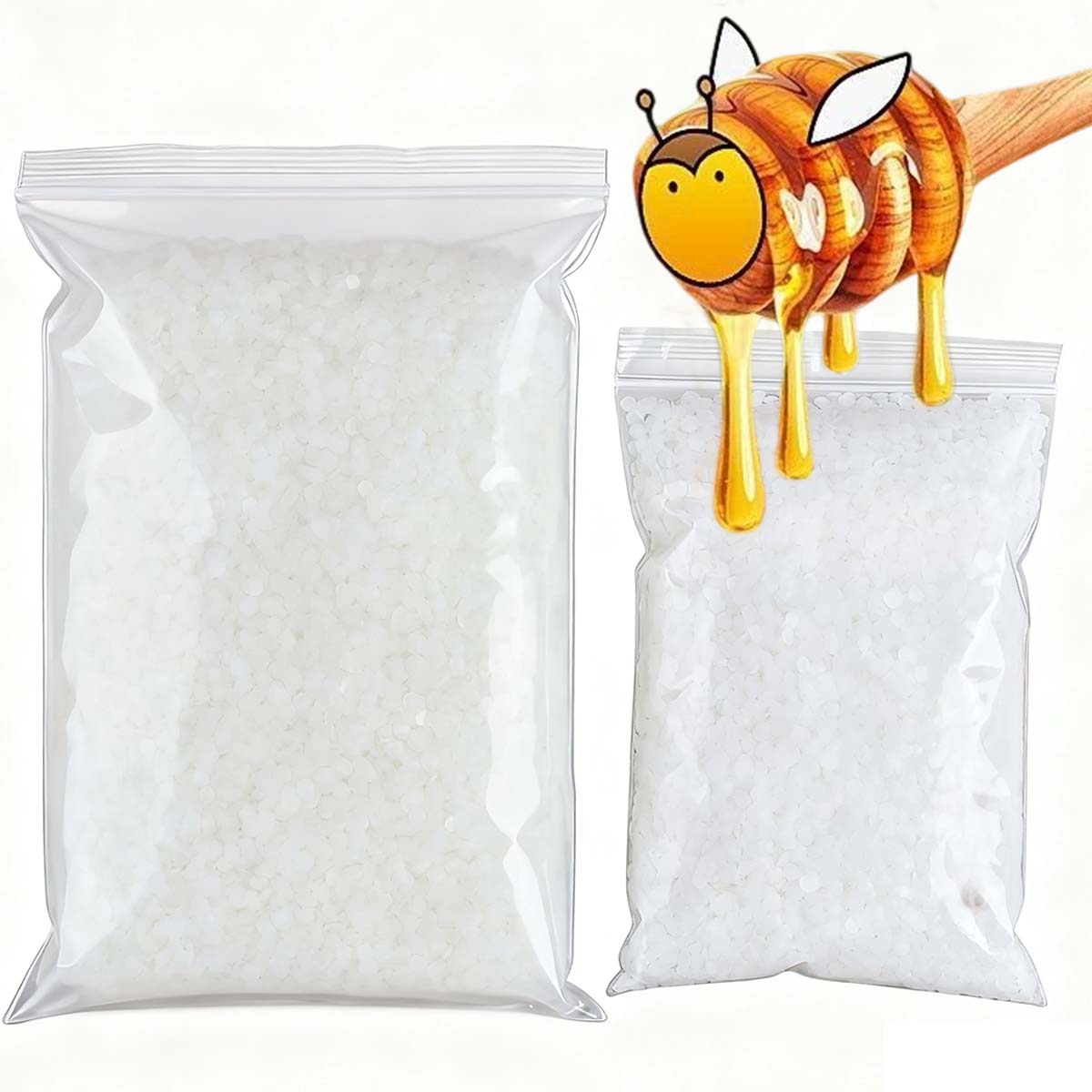 200g-1000g White Beeswax Pure  - огляд і ціна Candle Making Wicks