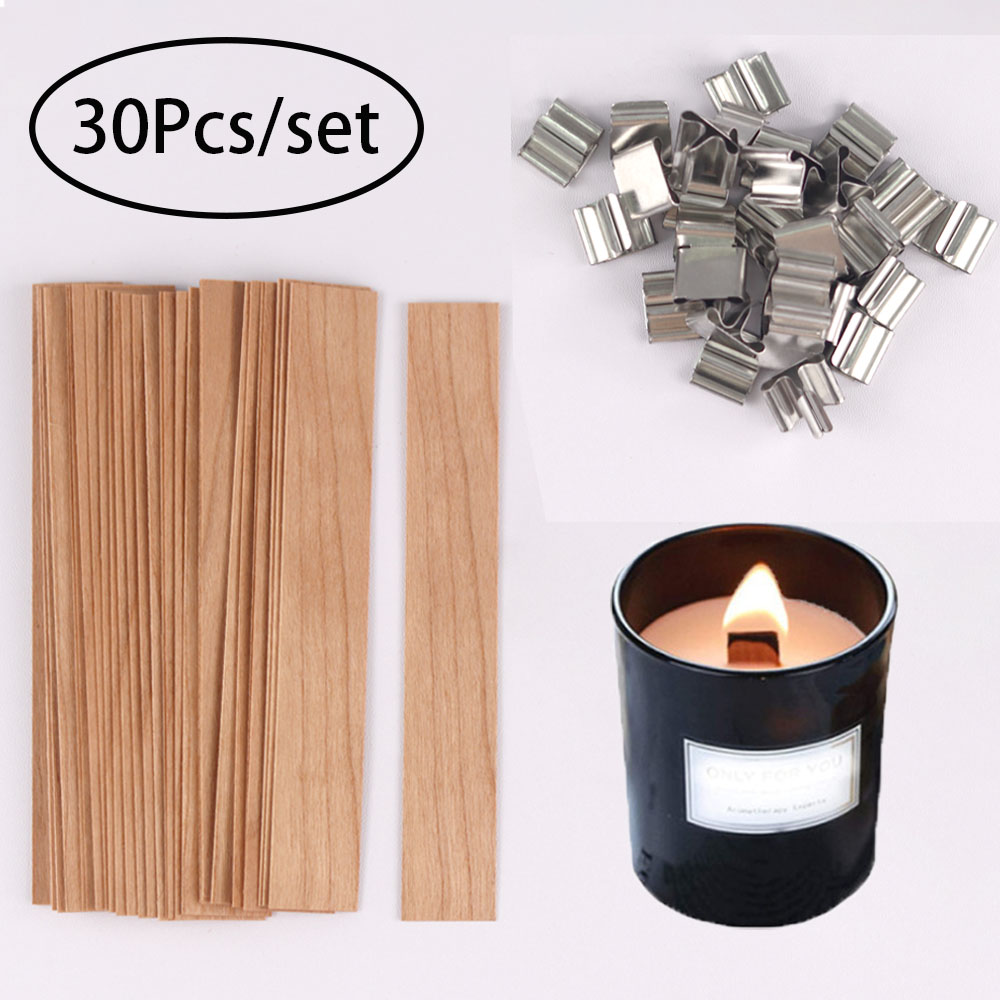 30pcs Wooden Candle Wicks Cand - огляд і ціна Candle Making Wicks