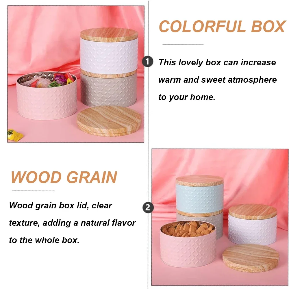 Tea Storage Jar Wood Grain Tin - огляд і ціна Candle Making Homewood