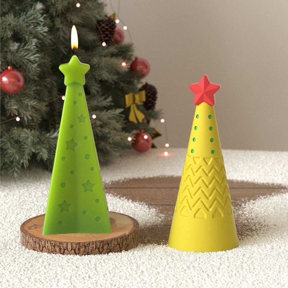 New Silicone Christmas Cone Ca - огляд і ціна Candle Making Kit Xmas