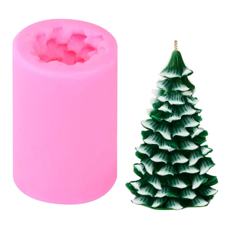 3D Christmas Tree Candle Mold  - огляд і ціна Xmas Candle Making