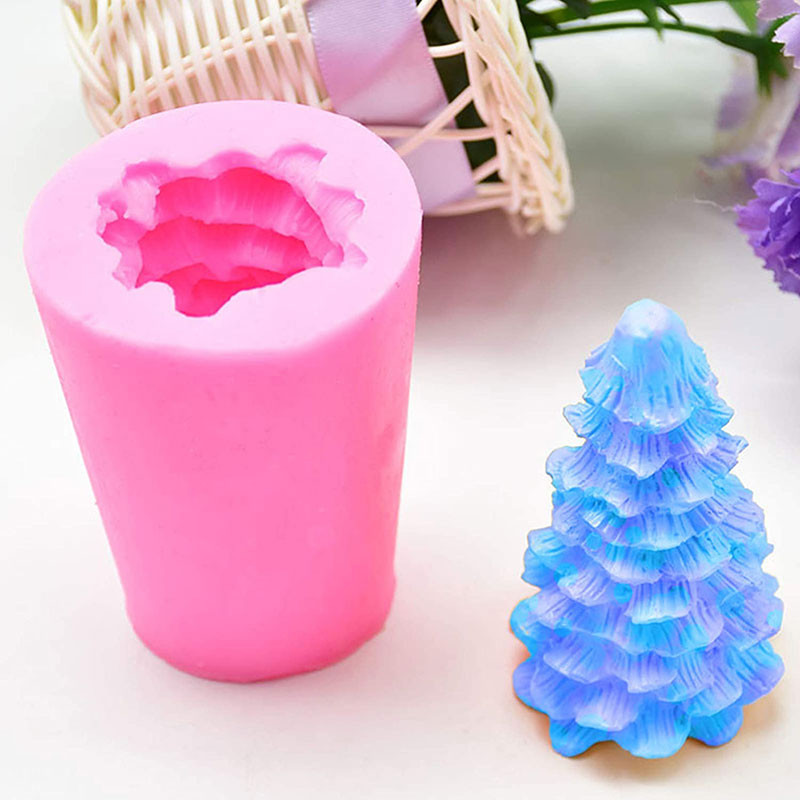 3D Christmas Tree Candle Mold  - огляд і ціна Xmas Candle Making