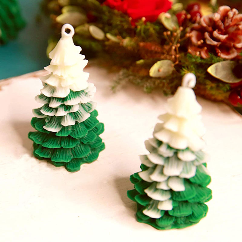 3D Christmas Tree Candle Mold  - огляд і ціна Xmas Candle Making